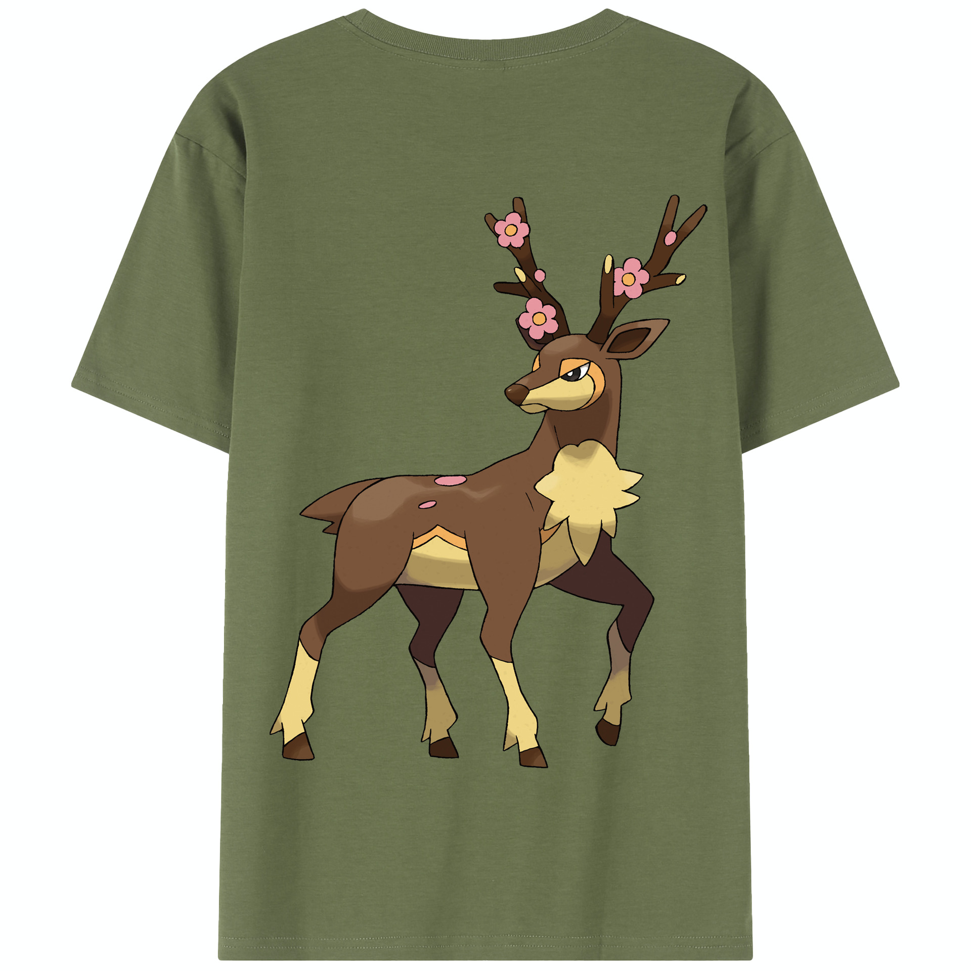（画像用） ポケットモンスター Pokémon 綿100％半袖Tシャツ（背面プリント）